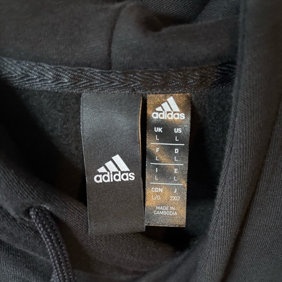 Adidas Black Sweatshirt with Iconic Stripes - Picture 7 of 8